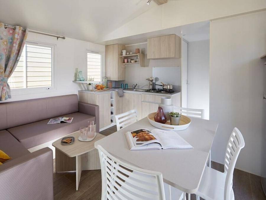 Camping Les Cantarelles - Mobilhome 6 personas - Casa móvil Comfort - 3 habitaciones in Alrance, Macizo Central