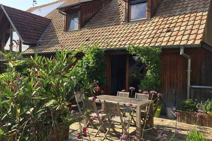 Location de vacances pour 6 personnes, avec terrasse, animaux acceptés à Muntzenheim