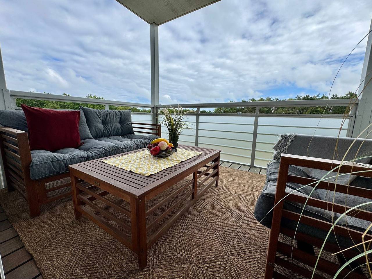 Ganze Wohnung, Appartement "Meeresbrise" mit Balkon direkt hinter dem Deich in Dierhagen Strand, Dierhagen