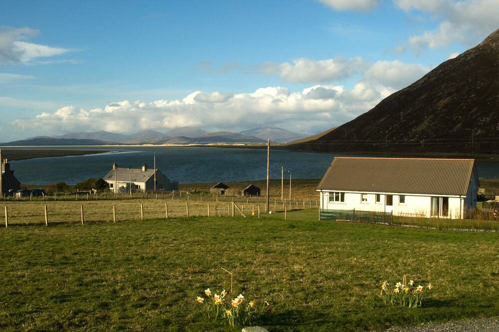 Herrliche Aussicht von unserem 2 Schlafzimmer gut ausgestattete, komfortable Einfamilienhaus in Lewis and Harris, Äußere Hebriden