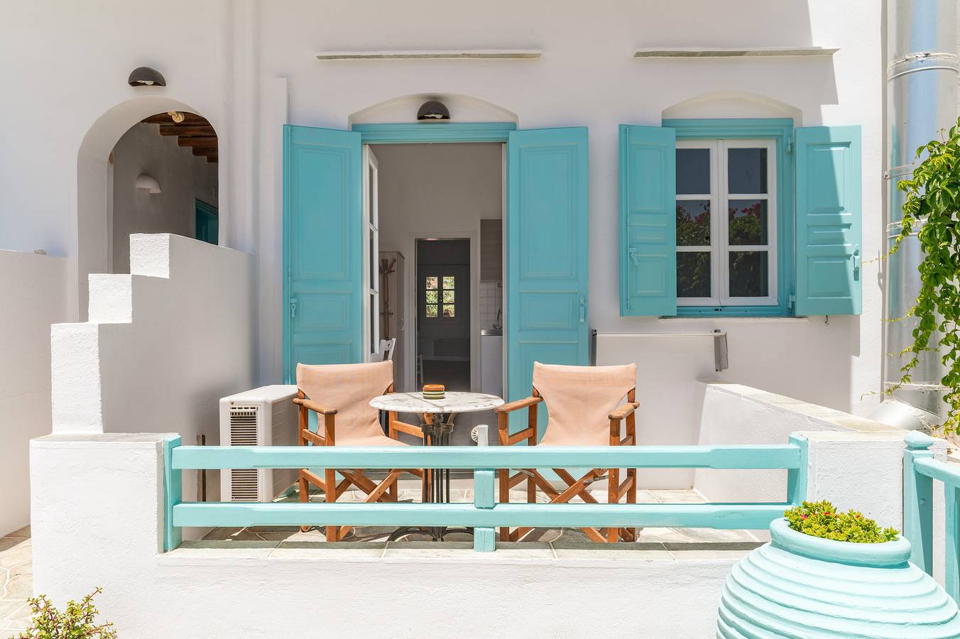 Hel enrumslägenhet, Studio för 2 Personer med balkong in Platis Gialos Sifnos, Kykladerna