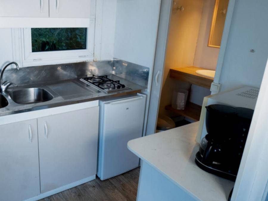 Camping Village de Reneville - Chalet 2 personen - Chalet Komfort - 20m² - 1 Zimmer in Fécamp, Le Havre und Umgebung