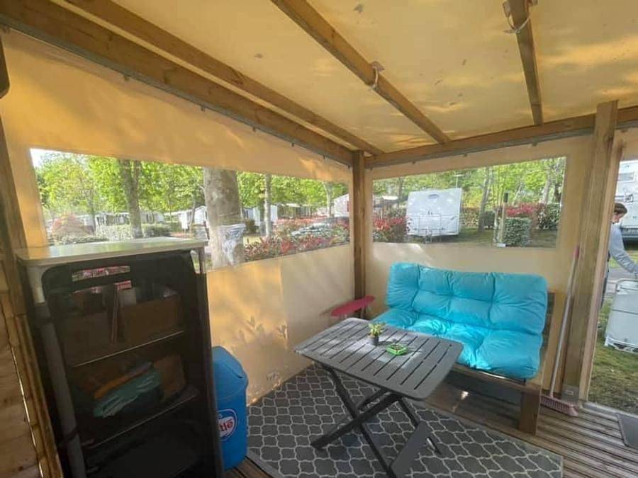 Camping La Forêt Lahitte - Tent 2 persons - Tonneau 2 trèfles 1 bedroom - No sanitary facilities in Parentis-en-Born, Côte d’Argent