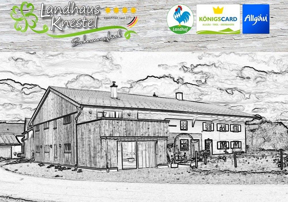 Landhaus Knestel Scheunenglück - Gipfelblick im Og mit Dachterrasse in Lengenwang, Bayerisch Schwaben