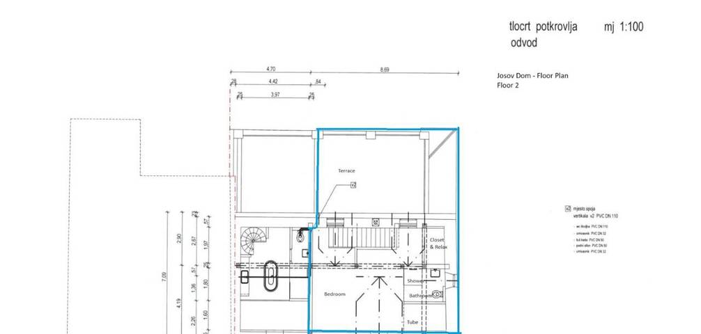 Villa für 4 Personen, mit Pool und Garten sowie Ausblick auf Rab - 3