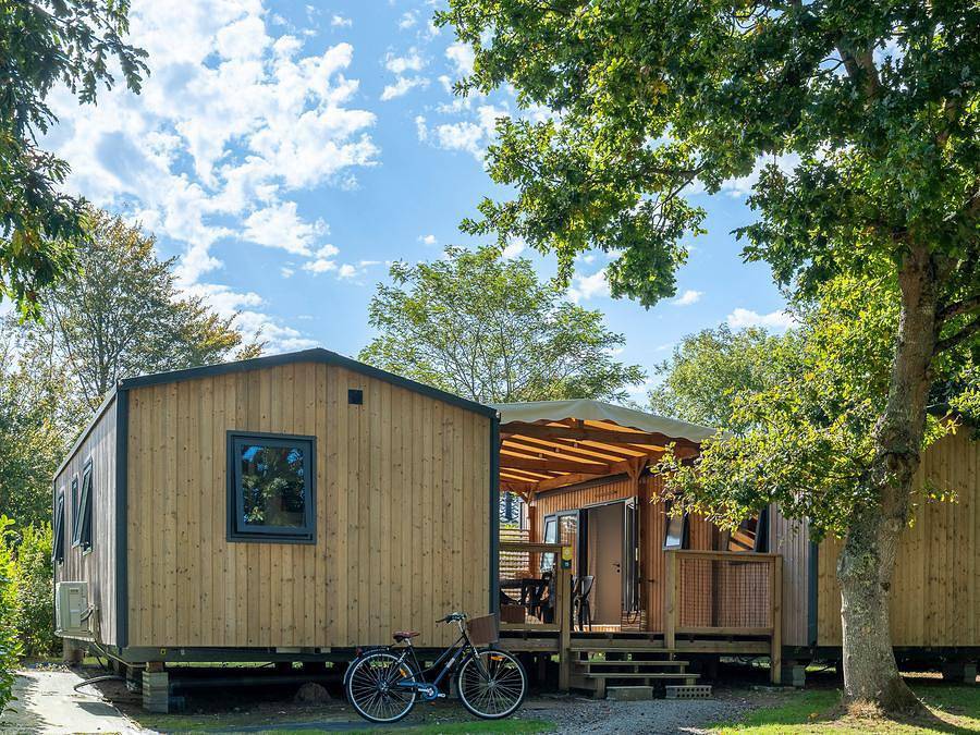 Camping Les Alizés - Mobilheim 12 personen - Presta+ 60m² Tribu 6 Schlafzimmer 2 Badezimmer Tv + Klimaanlage in Lannion, Ceinture Dorée