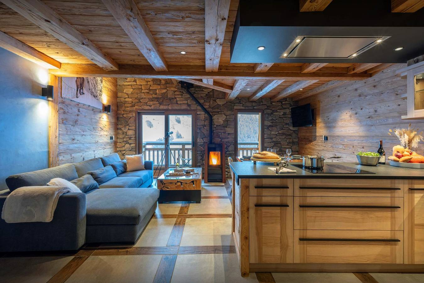 House for 4 with balconies overlooking the Écrins Massif - Ovo Network in Les Hieres, La Grave