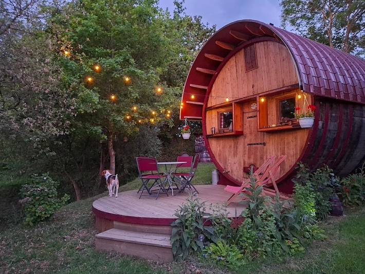Maison de vacances pour 4 personnes, avec Jacuzzi et Terrasse ainsi que Jardin et Vue à Litteau