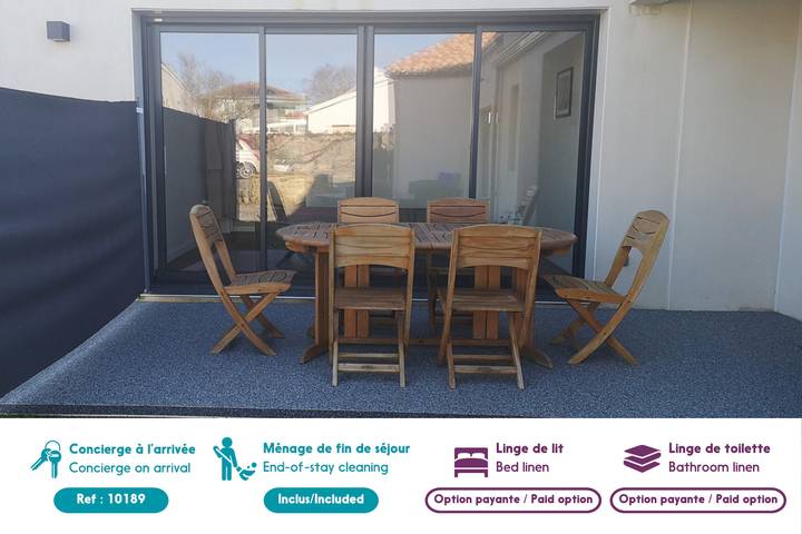 Maison au coeur de la ville pour 6 avec jardin in Beauvoir-sur-Mer, Vandea