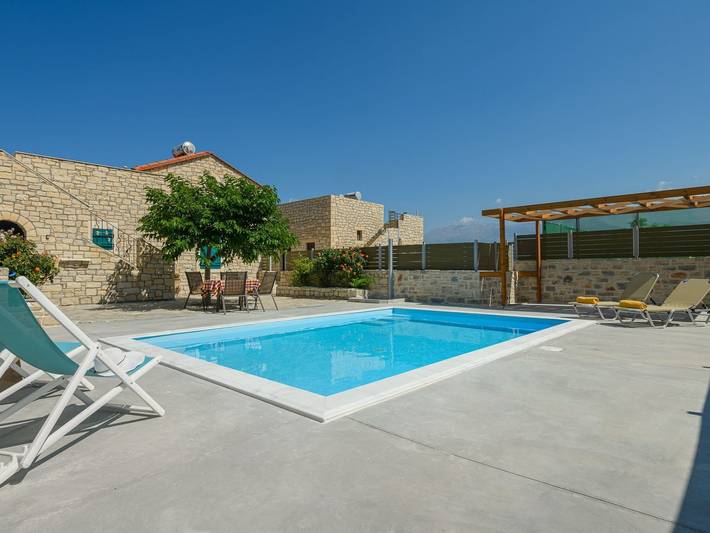 Bungalow für 4 Personen, mit Garten und Pool auf Kreta - 2