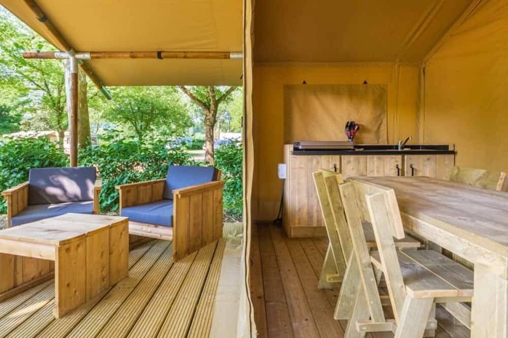 Zecamping 3* dog friendly locatif Bbq 5 pers in Sigean, Mittelmeerküste (Frankreich)