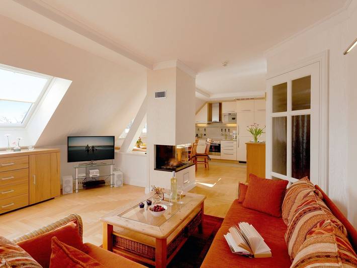 Ferienwohnung für 4 Personen, mit Balkon und Sauna