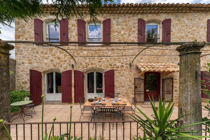 Maison de vacances « Mas de la Tontine » avec terrasse, jardin privés et Wi-Fi in Saint-Alexandre, Région de Nîmes