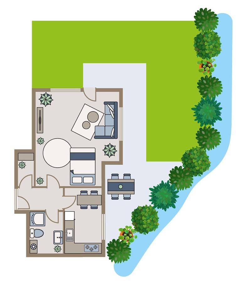 Appartement entier, One-Bedroom Apartment in Offenbourg, Forêt-Noire centrale