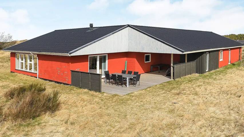 Ferienhaus für 11 Personen, mit Whirlpool und Terrasse sowie Sauna, mit Haustier in Rødhus