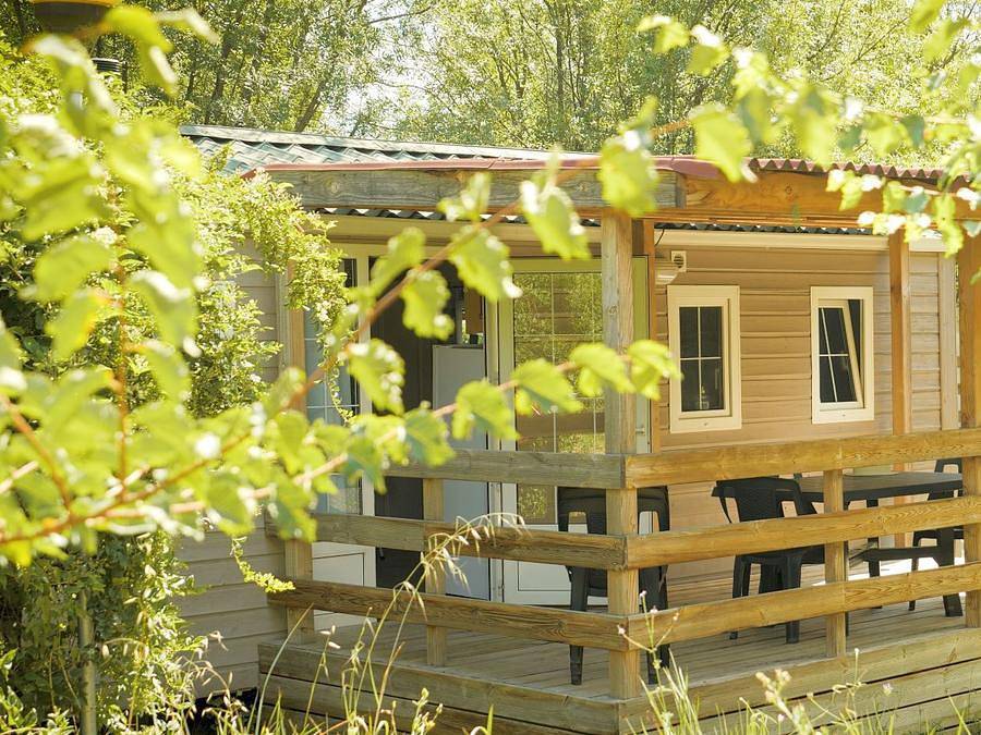 Flower Camping Le Dolium - Mobilheim 5 personen - Mobilheim "Voltinia" -Klimatisiert/Tv-2 Schlafzimmer- 5 Personen max (Baby inbegriffen) 4/5 Pers. in Laudun-l'Ardoise, Nimes und Umgebung