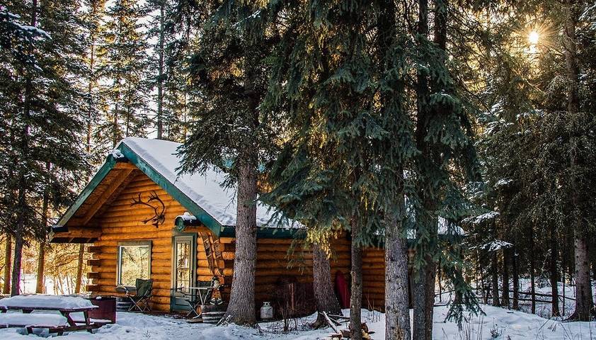 Cabane en bois pour 4 personnes, avec jardin dans Alaska - 2