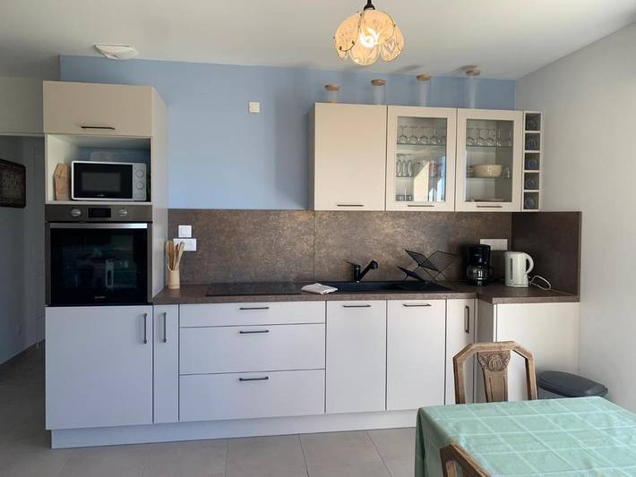 Maison de vacances pour 2 personnes, avec Terrasse ainsi que Jardin et Vue