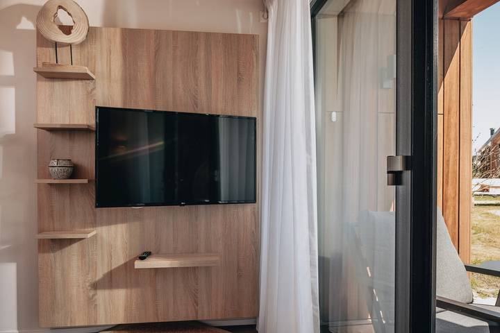 Chalet für 2 Personen, mit Balkon/Terrasse und Terrasse in Zeeland - 4