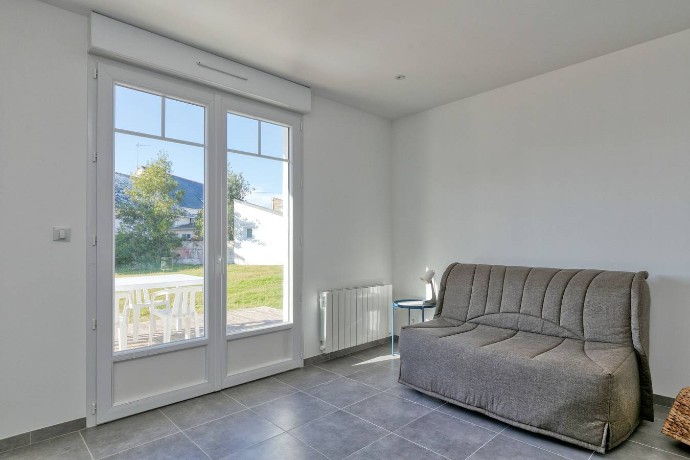 Villa 'La Bleue À 350m De La Mer' con jardín compartido y Wi-Fi in Batz-sur-Mer, Côte de Jade