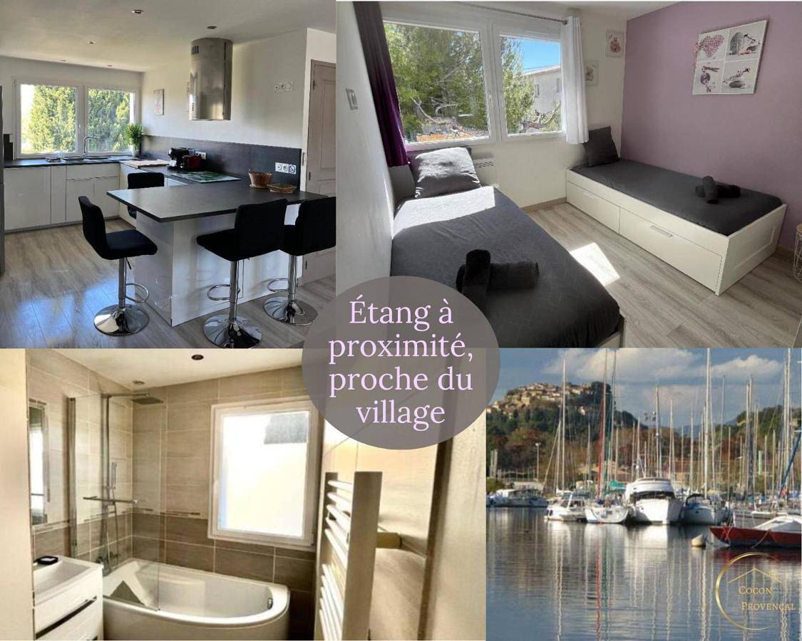 Appartement entier, Chez Nico - 100 m plages - clim - jardin - parking - Quartier calme in Saint-Chamas, Côte méditerranéenne (France)