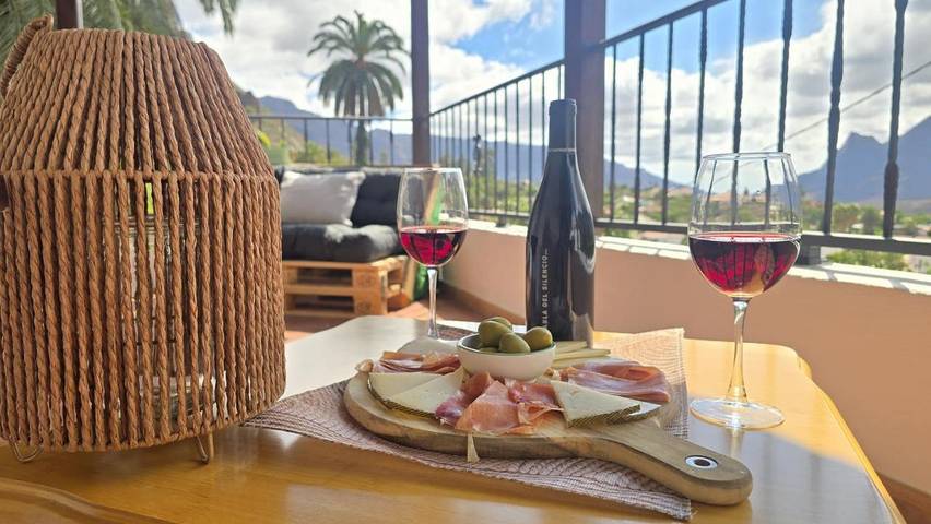 Casa rural para 4 personas, con Balcón y Terraza además de Jardín y Vistas en Fataga