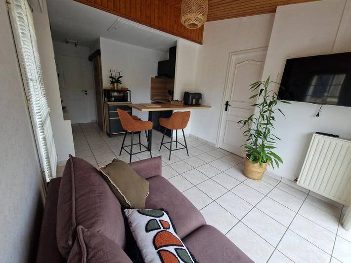 Location de vacances pour 2 personnes, avec terrasse ainsi que vue et jardin à Saint-André-Treize-Voies