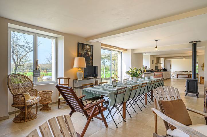 Maison de vacances pour 12 personnes, avec Terrasse et Jardin à Surzur