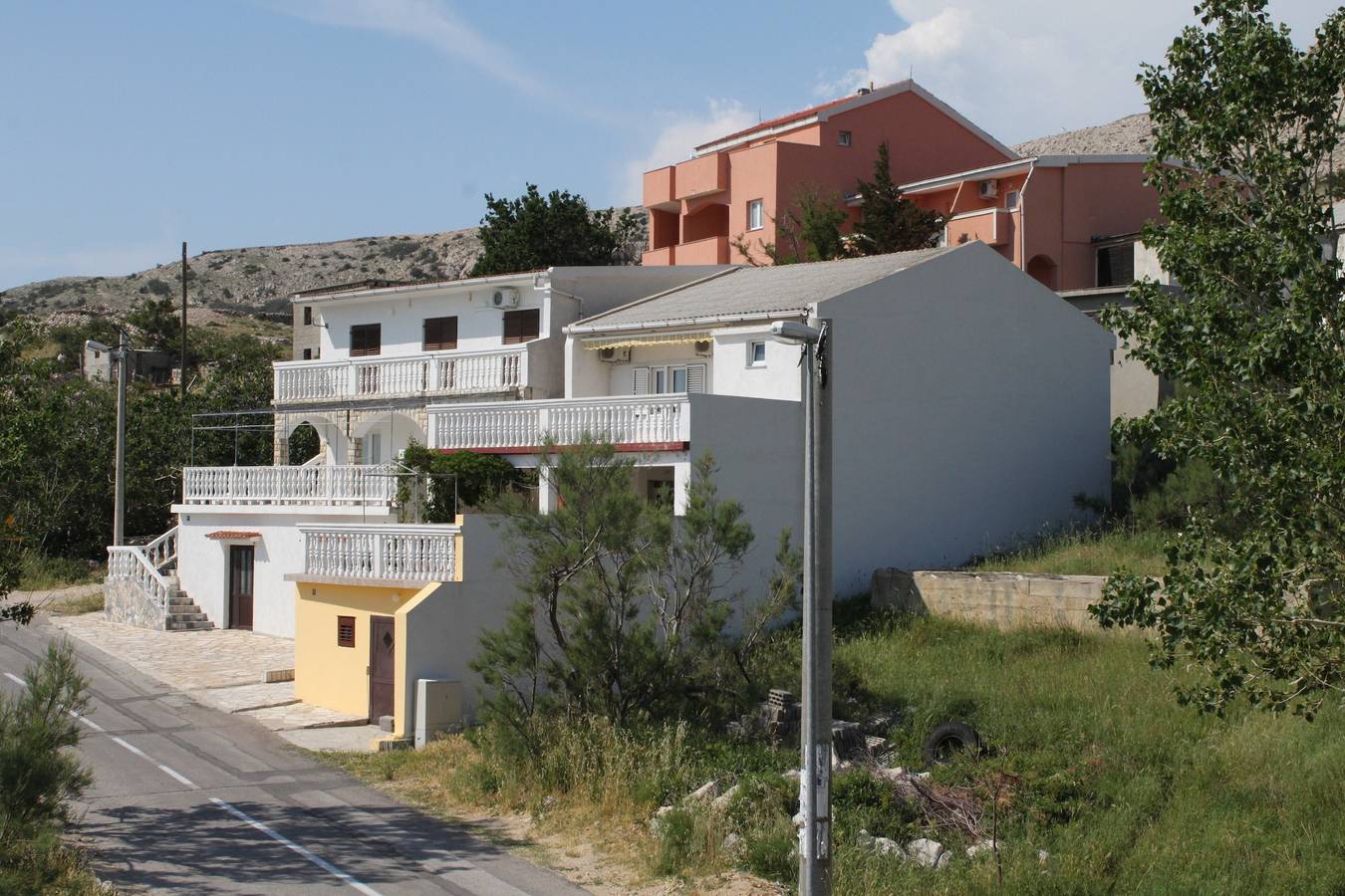 Ganze Wohnung, 1-Zimmer-Ferienwohnung mit Terrasse und Meerblick Metajna, Pag A-6496-c in Metajna, Pag