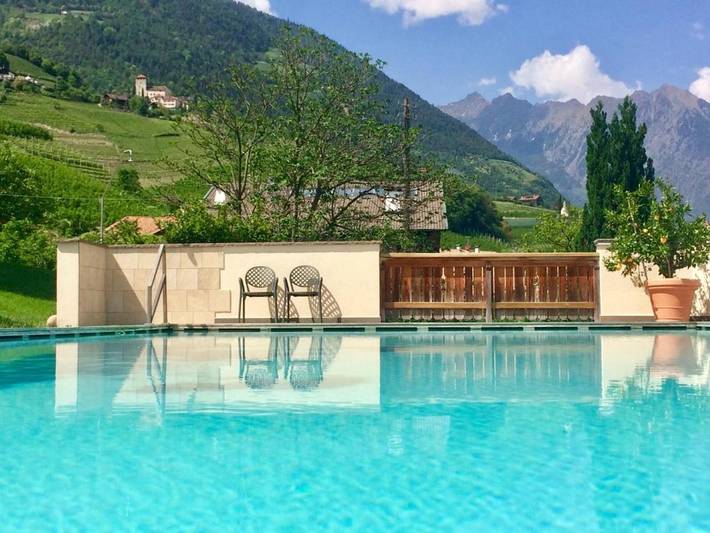 Hotel für 2 Personen, mit Garten und Pool sowie Ausblick in Tscherms - 4