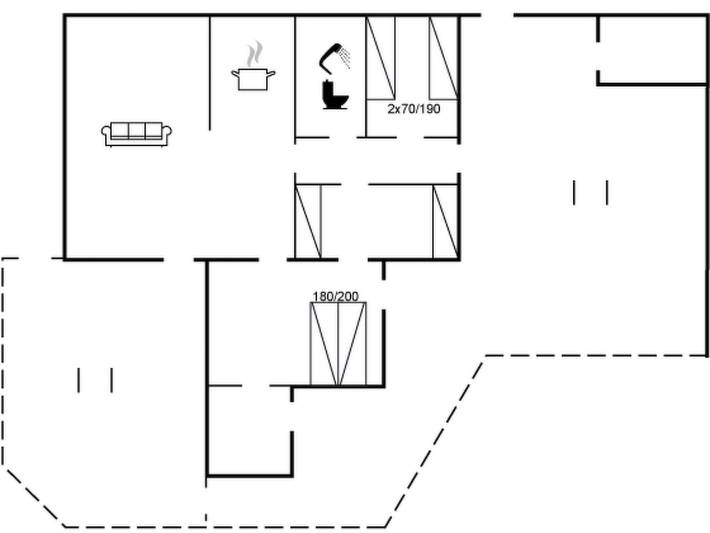 Ferienhaus für 4 Personen, mit Terrasse in Dänemark an der Nordsee - 2