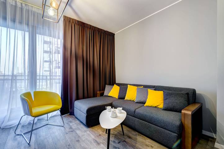 Ferieleilighet for 2 personer, med balkong / terrasse, dyr tillatt i Gdańsk