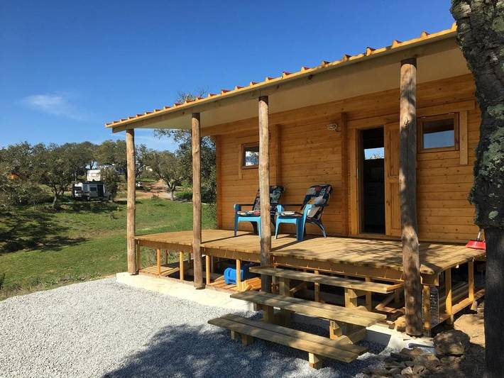 Camping para 2 personas, con jardín y vistas en Alentejo