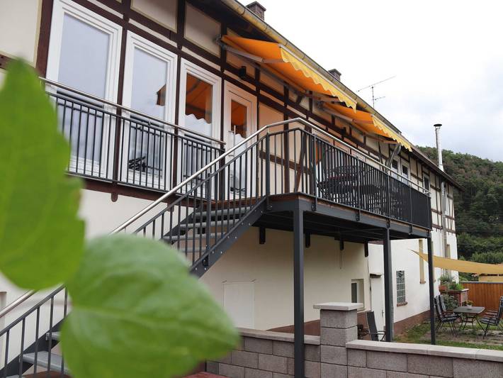 Ferienwohnung für 2 Personen, mit Balkon und Terrasse sowie Garten und Sauna im Waldecker Land - 4