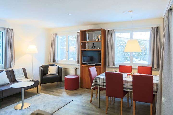 Ganze Ferienwohnung, Club Siesta Ferienwohnung/Studio - 2 Bett-Studio mit Dusche in Flumserberg, Flums