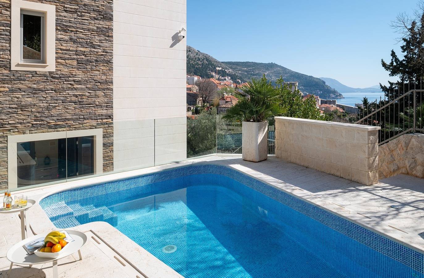 Villa Vita Adele pool sauna jacuzzi sea view bbq family in Dubrownik, Grad Dubrovnik
