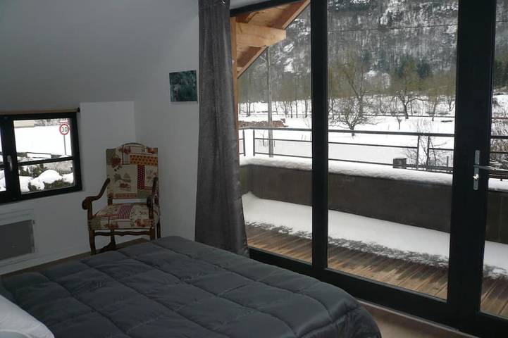 Chalet wood mountain Orlu near Ax-les-Thermes in Orlu, French Pyrenees