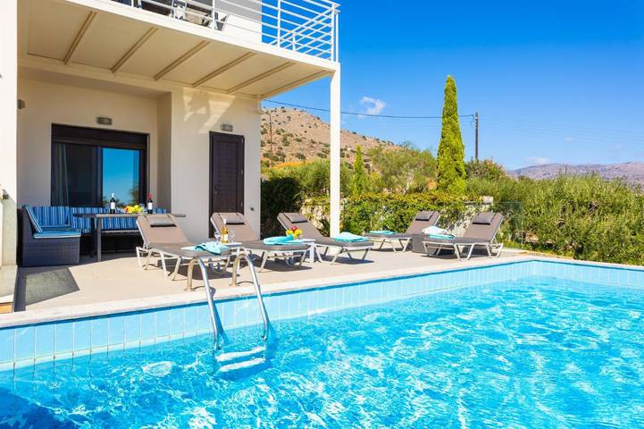 Villa pour 12 personnes, avec balcon et jardin dans Elounda - 3