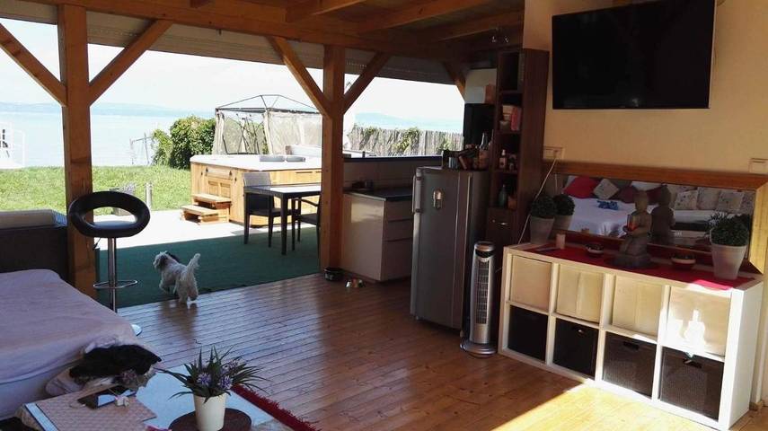 Villa für 8 Personen, mit Seeblick und Ausblick sowie Garten, mit Haustier am Balaton - 3