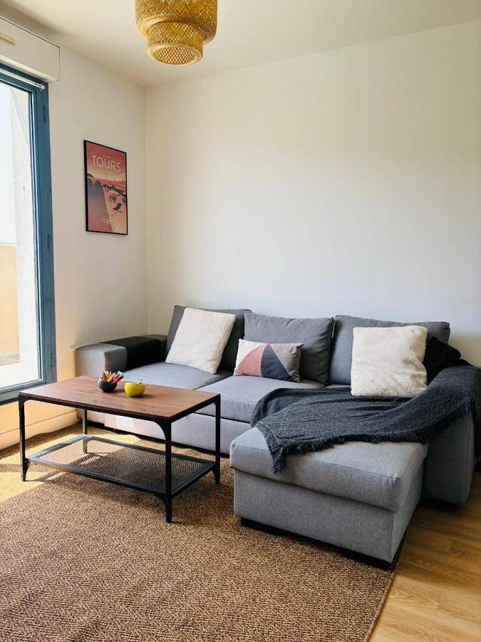 Gîte pour 2 personnes, avec terrasse et vue dans Gare De Tours