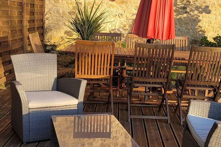 Chambre d’hôte pour 7 personnes, avec Terrasse et Jardin
