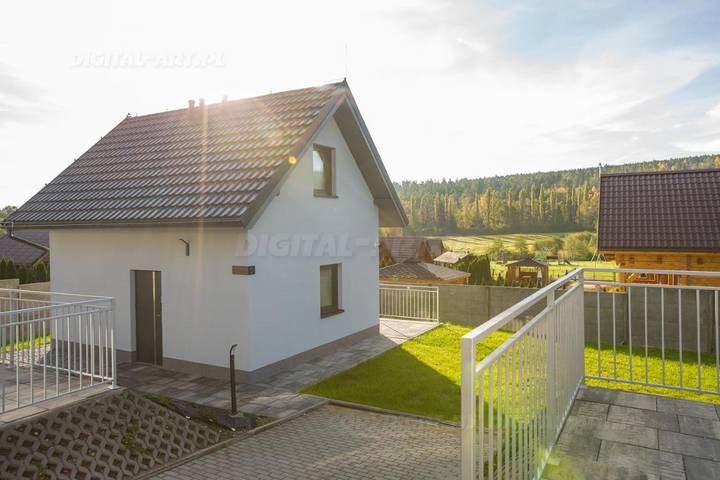 Domek letniskowy dla 4 osób, z ogród i widok na Dolny Śląsk