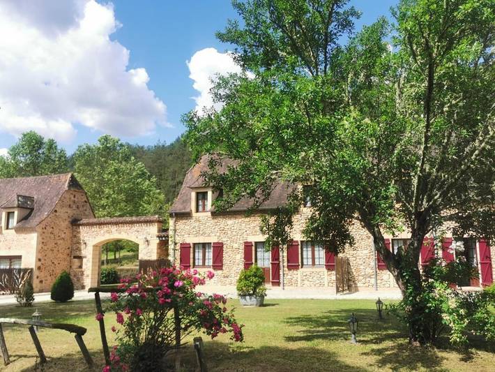 Maison de vacances pour 6 personnes, avec Terrasse et Jardin ainsi que Piscine et Vue
