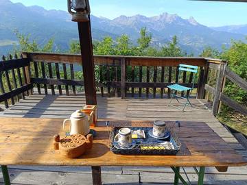 Gîte pour 2 personnes, avec jardin à Faucon-de-Barcelonnette