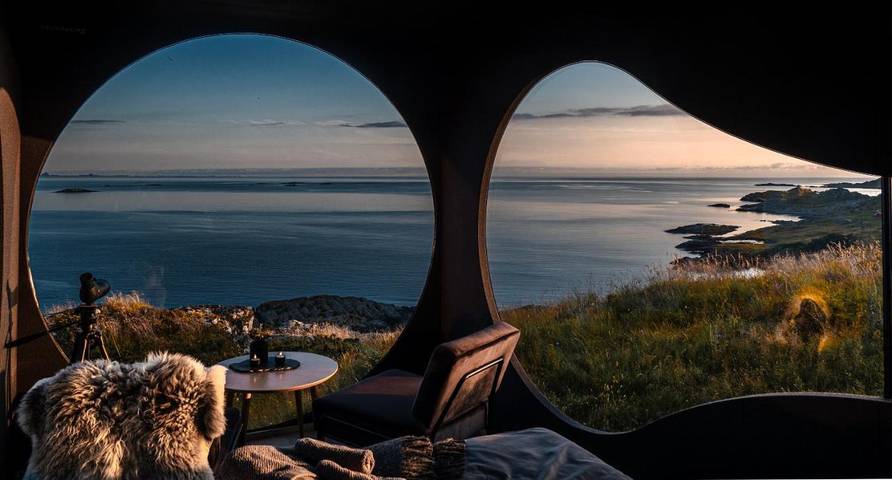 Ferienhaus für 2 Personen, mit Terrasse und Garten sowie Ausblick in Flora