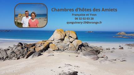 Chambre d’hôte pour 2 personnes, avec jardin dans le Finistère