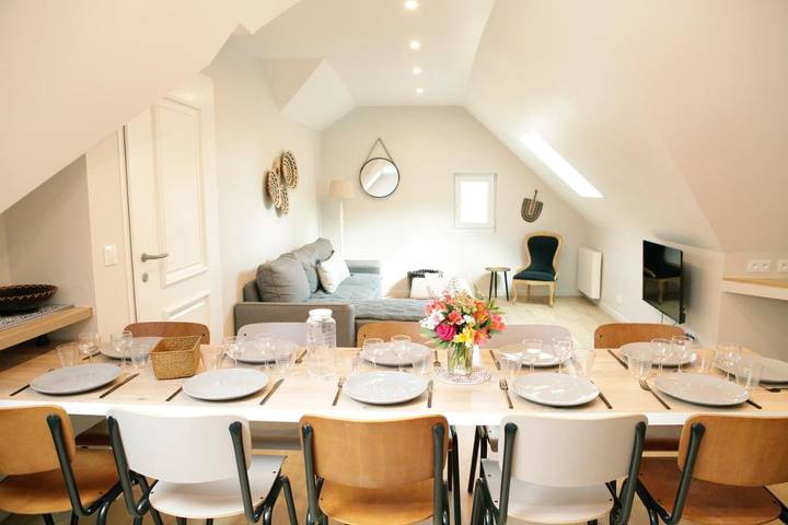 Appartement de vacances pour 11 personnes, avec balcon