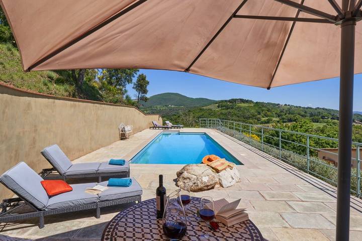 Villa für 14 Personen mit Balkon in Campiglia Marittima, Etruskische Küste