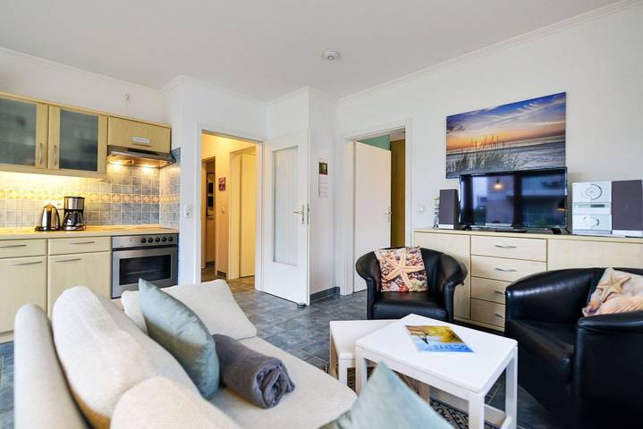 Ferienwohnung für 4 Personen, mit Balkon und Ausblick in Sahlenburg