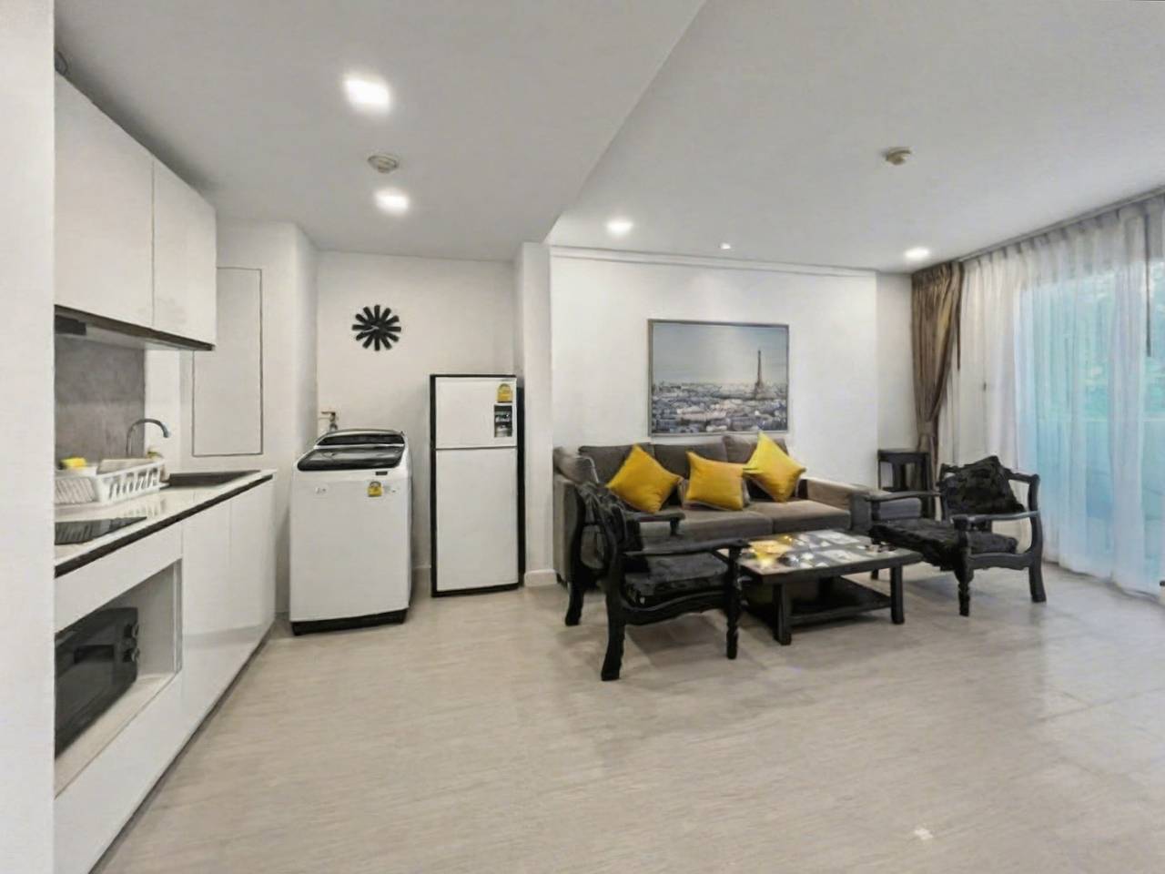 Ganze Wohnung, Mykonos Hua Hin - 1 Schlafzimmer Eigentumswohnung Gemeinschaftspool Innenstadt in Hua Hin, Prachuap Khiri Khan